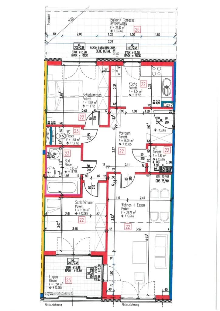 3-Zimmer-Wohnung mieten in Linz – 88 m², € 1.238 – Bild 9 von 9