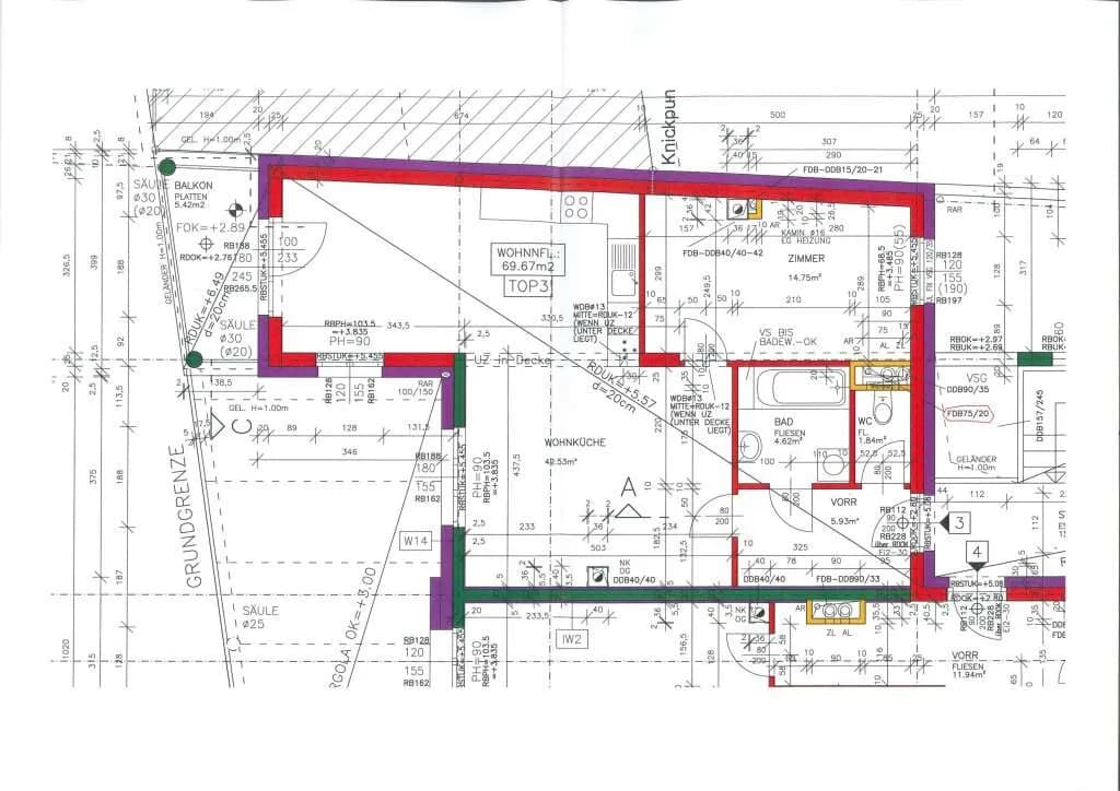 2-Zimmer-Wohnung mieten in Mattersburg – 69,93 m², € 611 – Bild 2 von 4