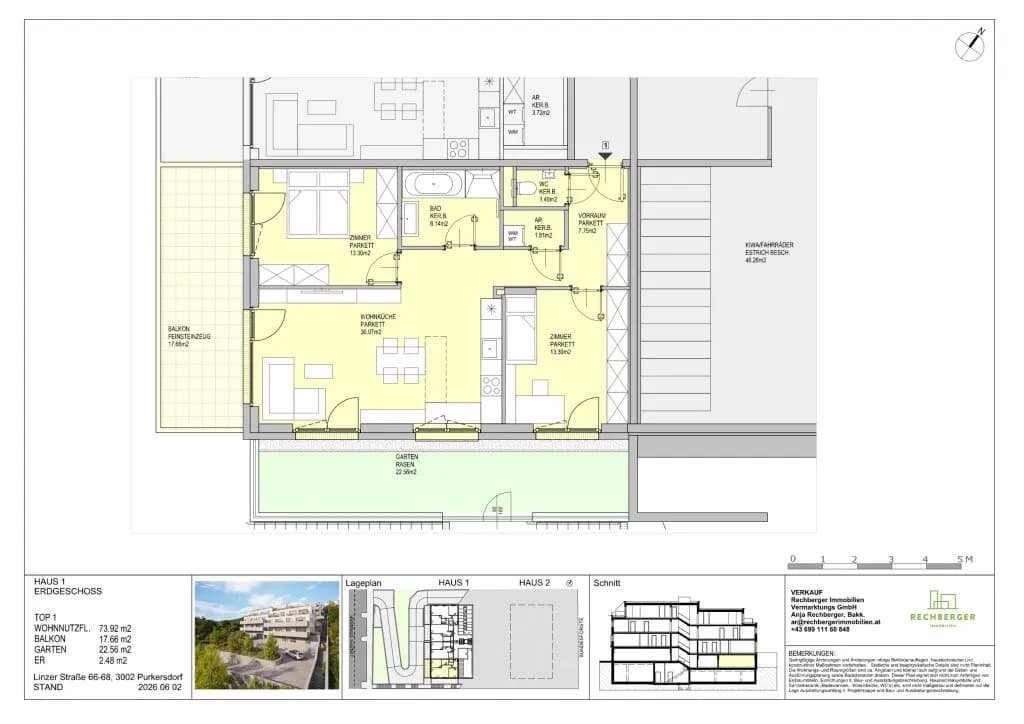 3-Zimmer-Wohnung kaufen in Sankt Pölten Land – 73,81 m², € 399.000 – Bild 12 von 15