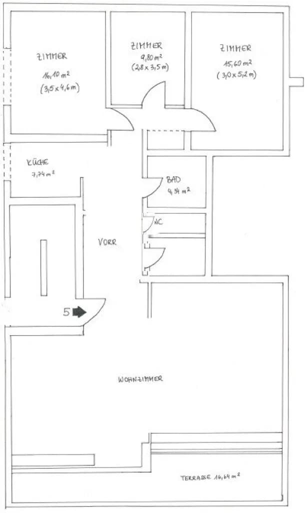 4-Zimmer-Wohnung mieten in Wien – 130 m², € 2.650 – Bild 24 von 24