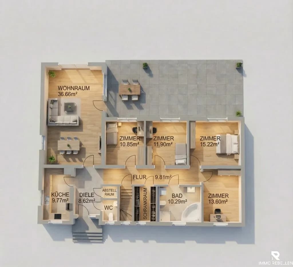 5-Zimmer-Haus kaufen in Baden – 135 m², € 699.000 – Bild 32 von 35