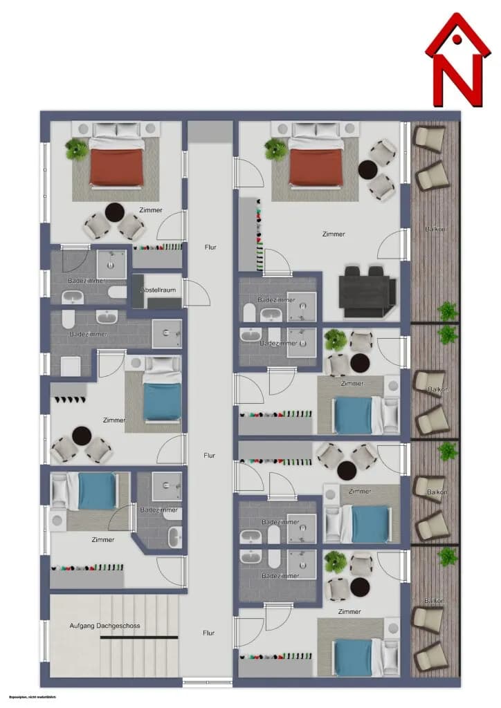 12-Zimmer-Gewerbeimmobilie kaufen in Oberwart – 840 m², € 339.000 – Bild 22 von 23