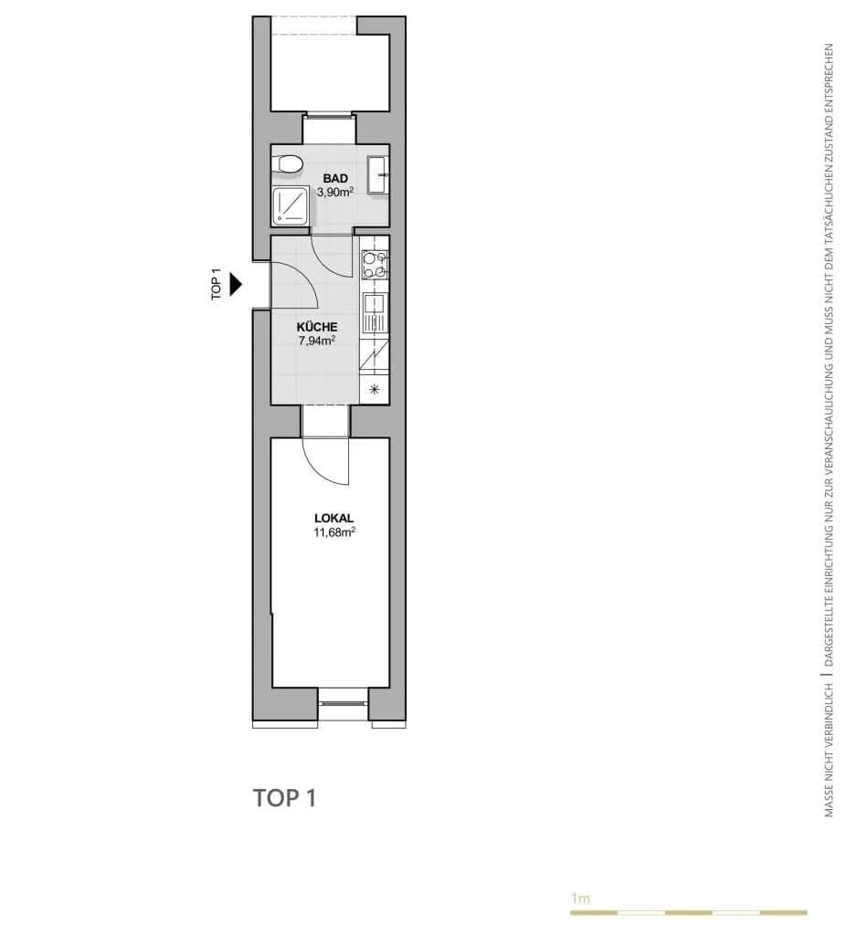 Immobilie kaufen in Wien – 23,52 m², € 109.000 – Bild 5 von 5