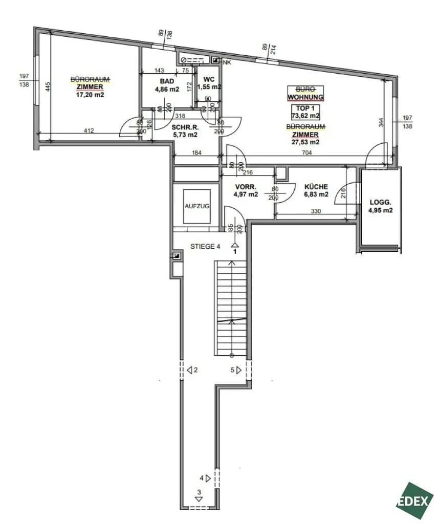 2-Zimmer-Wohnung kaufen in Wien – 74 m², € 275.000 – Bild 22 von 22