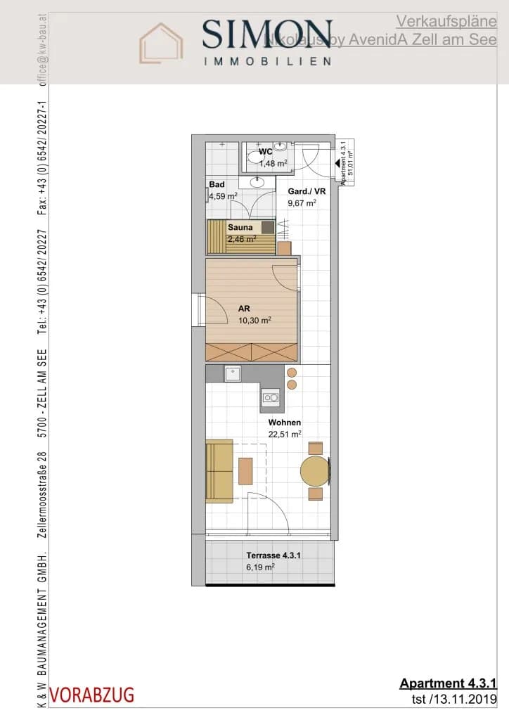 Immobilie kaufen in Zell am See – 51 m², € 499.800 – Bild 13 von 13