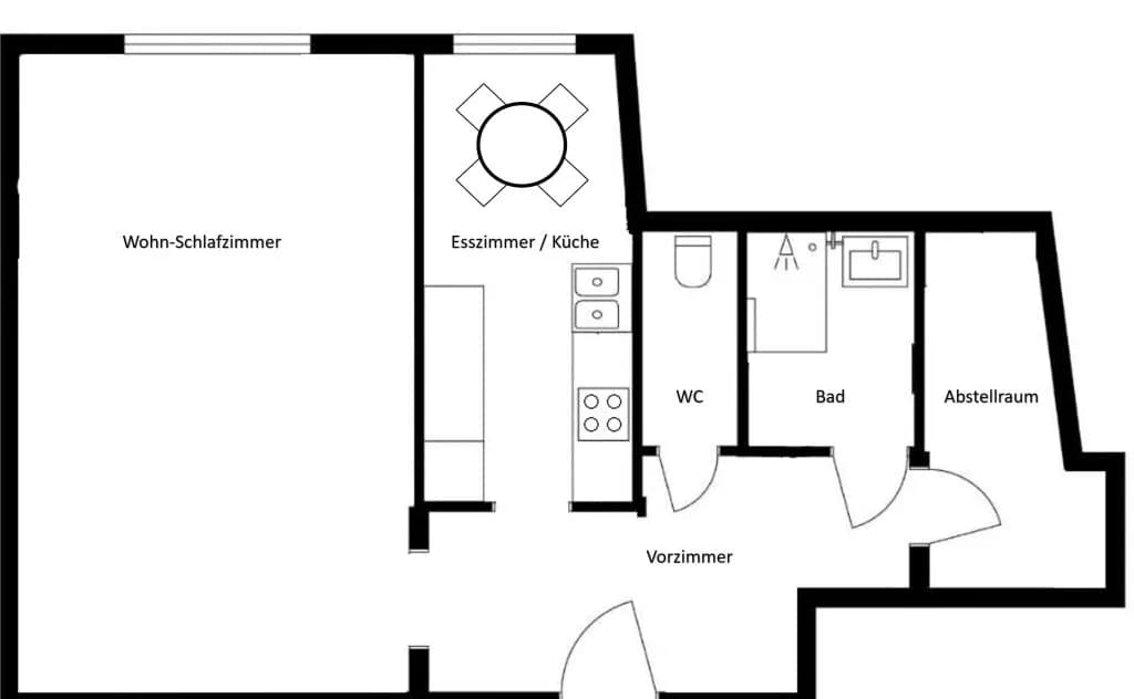 2-Zimmer-Wohnung kaufen in Wien – 57 m², € 299.900 – Bild 9 von 10