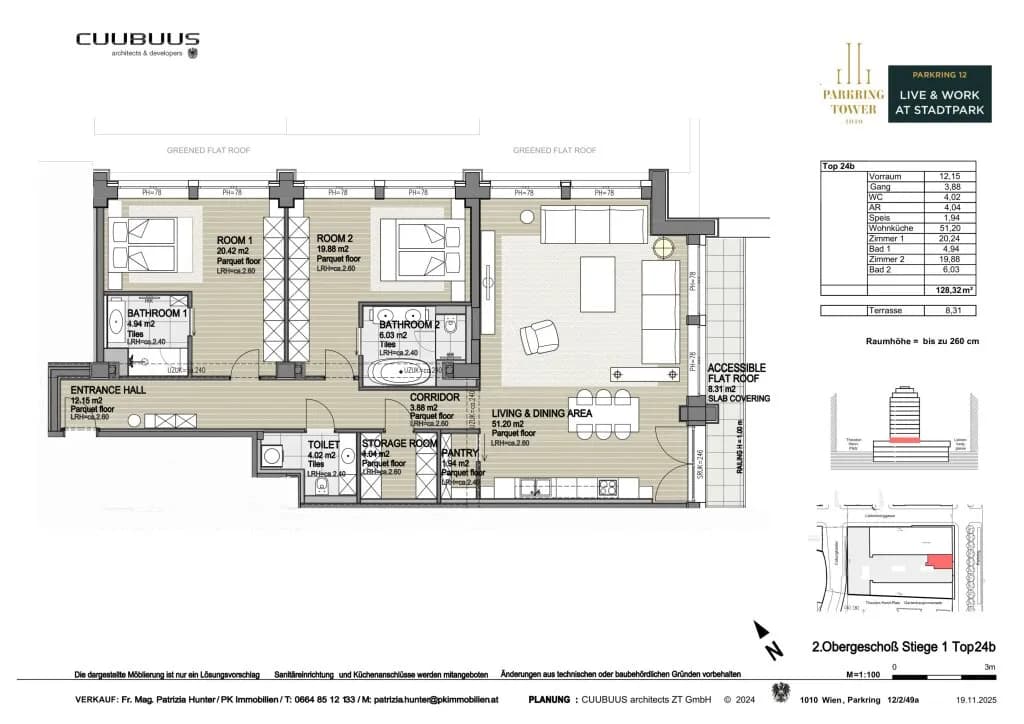 3-Zimmer-Wohnung kaufen in Wien – 130 m², € 3.430.258 – Bild 10 von 10