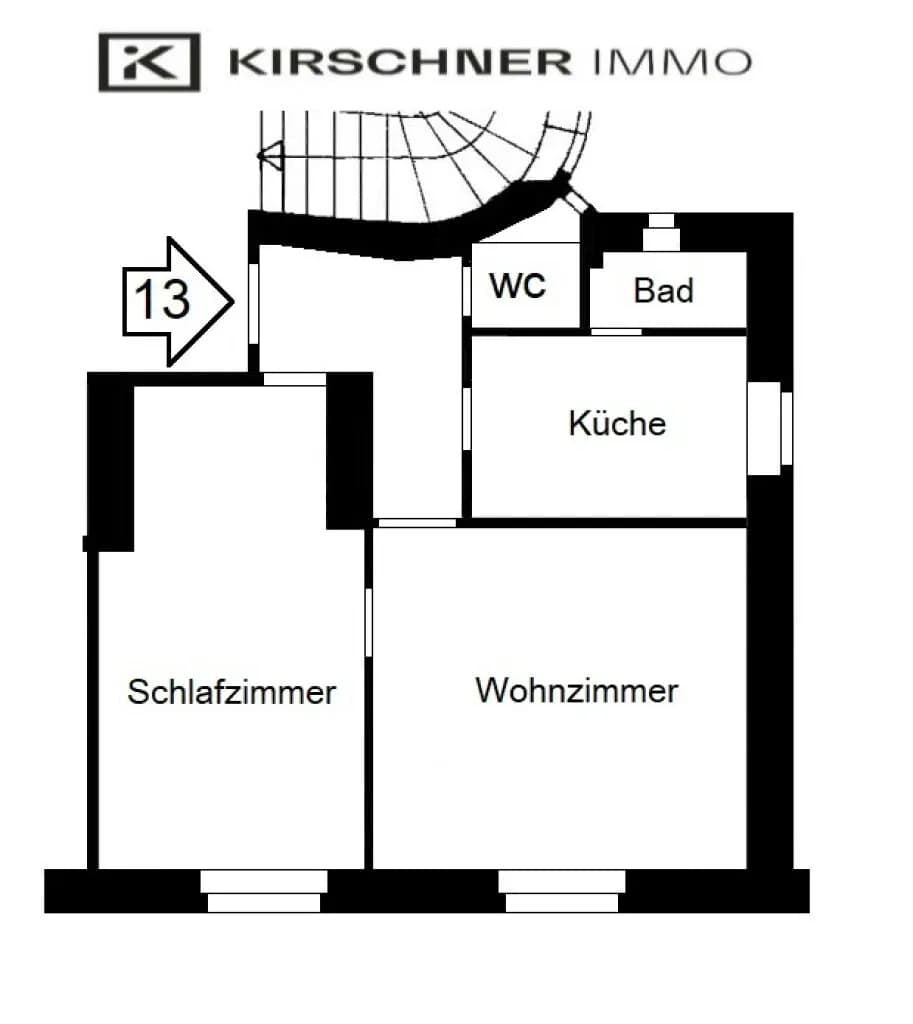 2-Zimmer-Wohnung kaufen in Wien – 53,5 m², € 148.900 – Bild 11 von 12