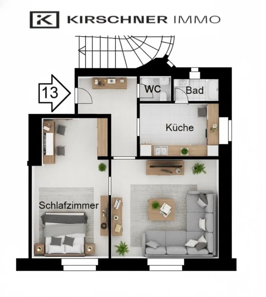 2-Zimmer-Wohnung kaufen in Wien – 53,5 m², € 148.900 – Bild 12 von 12