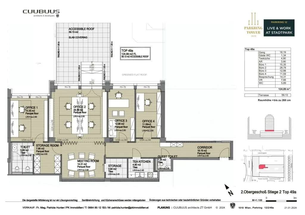 4-Zimmer-Wohnung kaufen in Wien – 125 m², € 2.709.951 – Bild 10 von 10