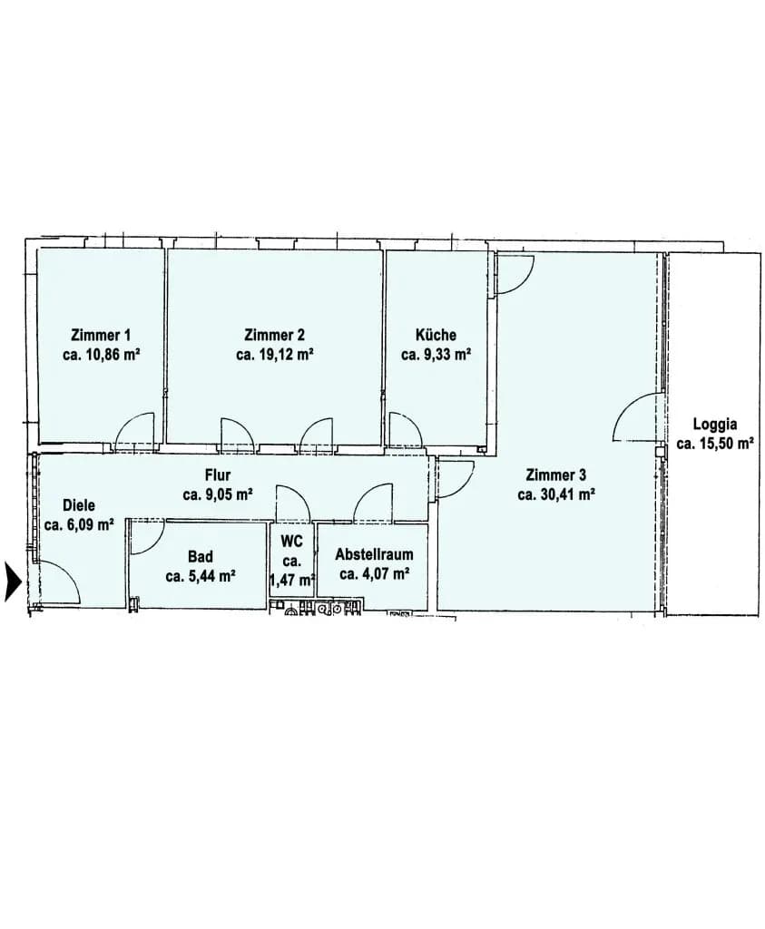 3-Zimmer-Wohnung mieten in Wien – 96 m², € 1.390 – Bild 16 von 16