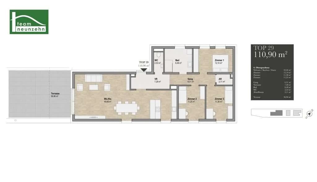 Immobilie kaufen in Graz – 110,77 m², € 848.386 – Bild 4 von 4