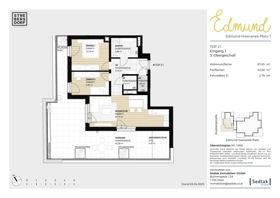 3-Zimmer-Wohnung kaufen in Wien – 67,25 m², € 499.000 – Bild 6 von 12