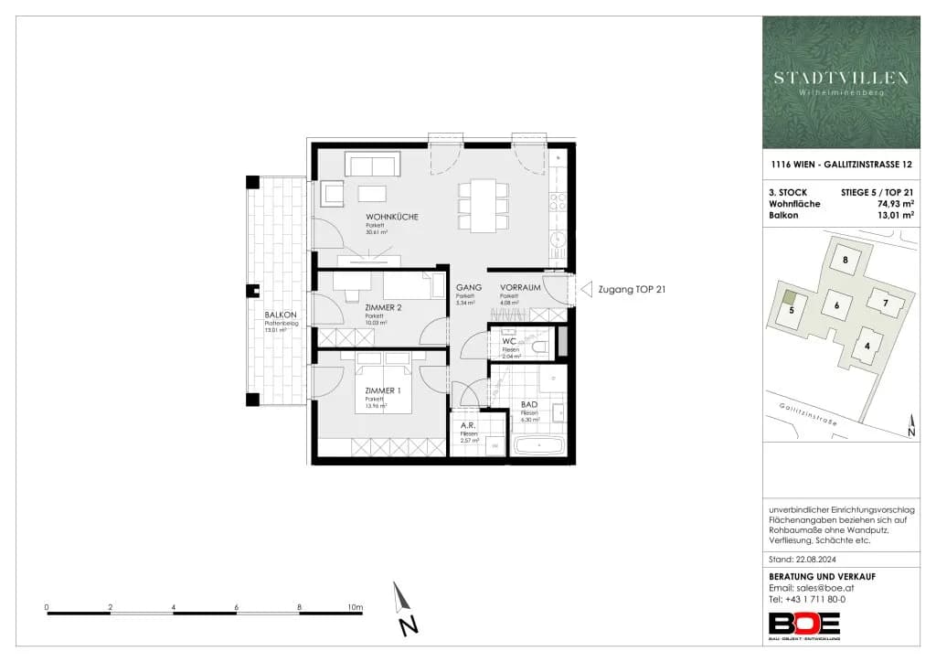 3-Zimmer-Wohnung kaufen in Wien – 74,93 m², € 666.000 – Bild 9 von 9