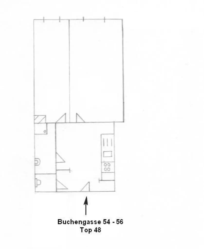 2-Zimmer-Wohnung mieten in Wien – 45 m², € 739 – Bild 5 von 6