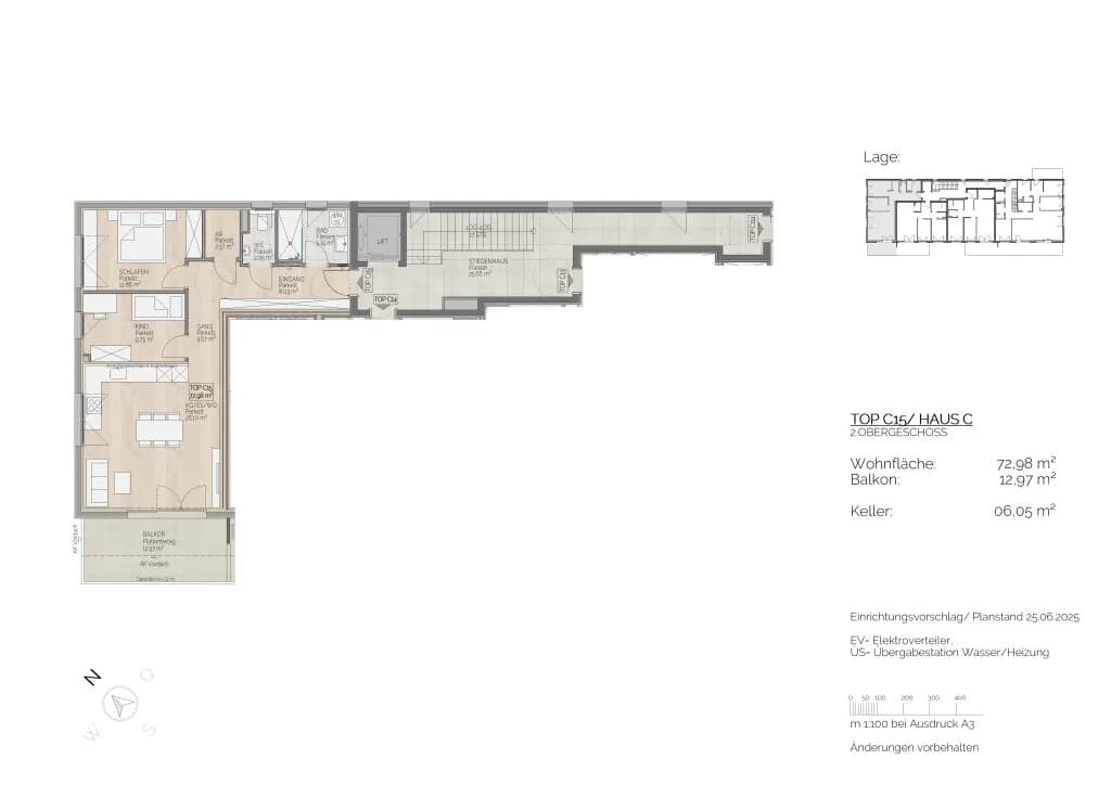 3-Zimmer-Wohnung kaufen in Vöcklabruck – 72,98 m², € 664.000 – Bild 4 von 5