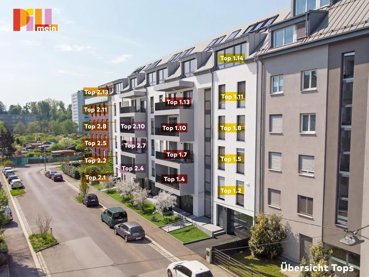 2-Zimmer-Wohnung kaufen in Linz – 39,08 m², € 229.000 – Bild 5 von 15