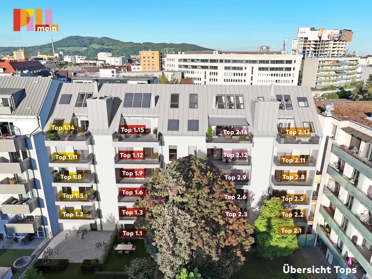 2-Zimmer-Wohnung kaufen in Linz – 55,5 m², € 339.000 – Bild 4 von 14