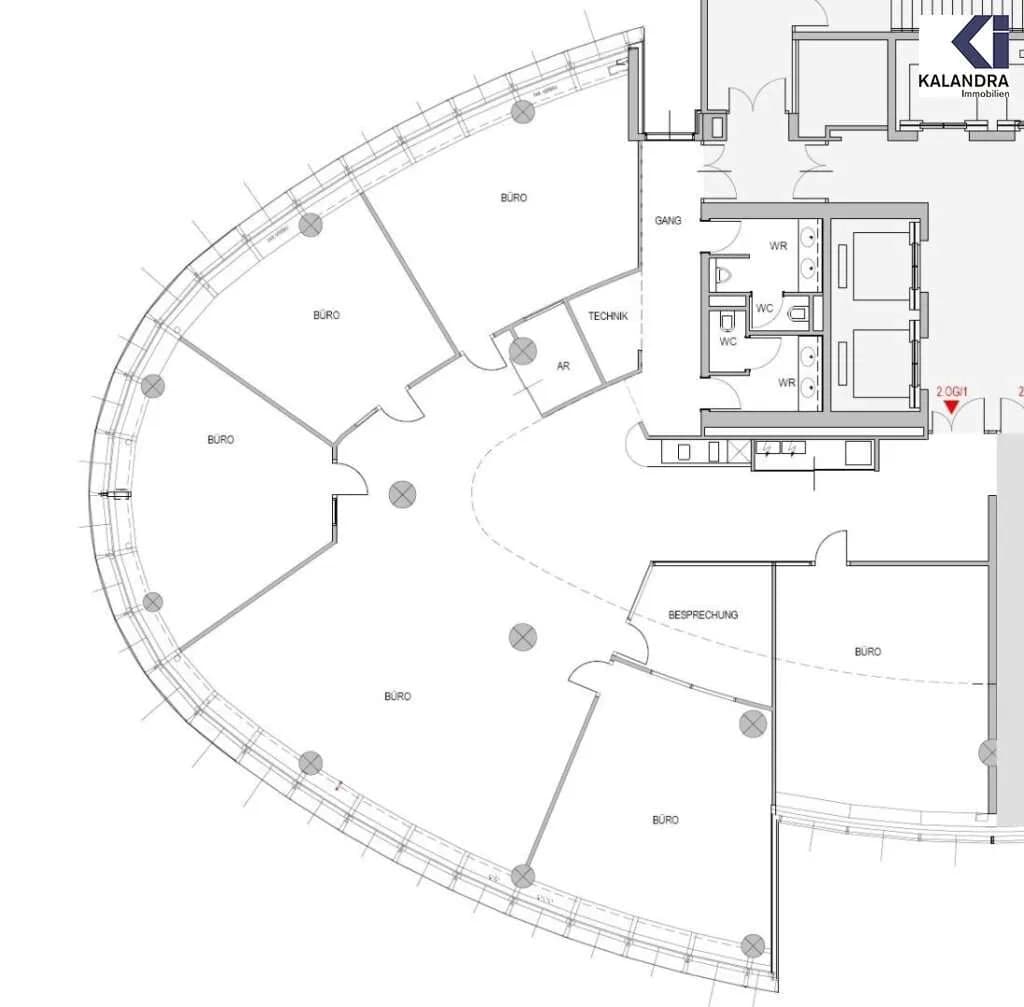 6-Zimmer-Gewerbeimmobilie mieten in Wien – 335 m², € 6.318 – Bild 5 von 10