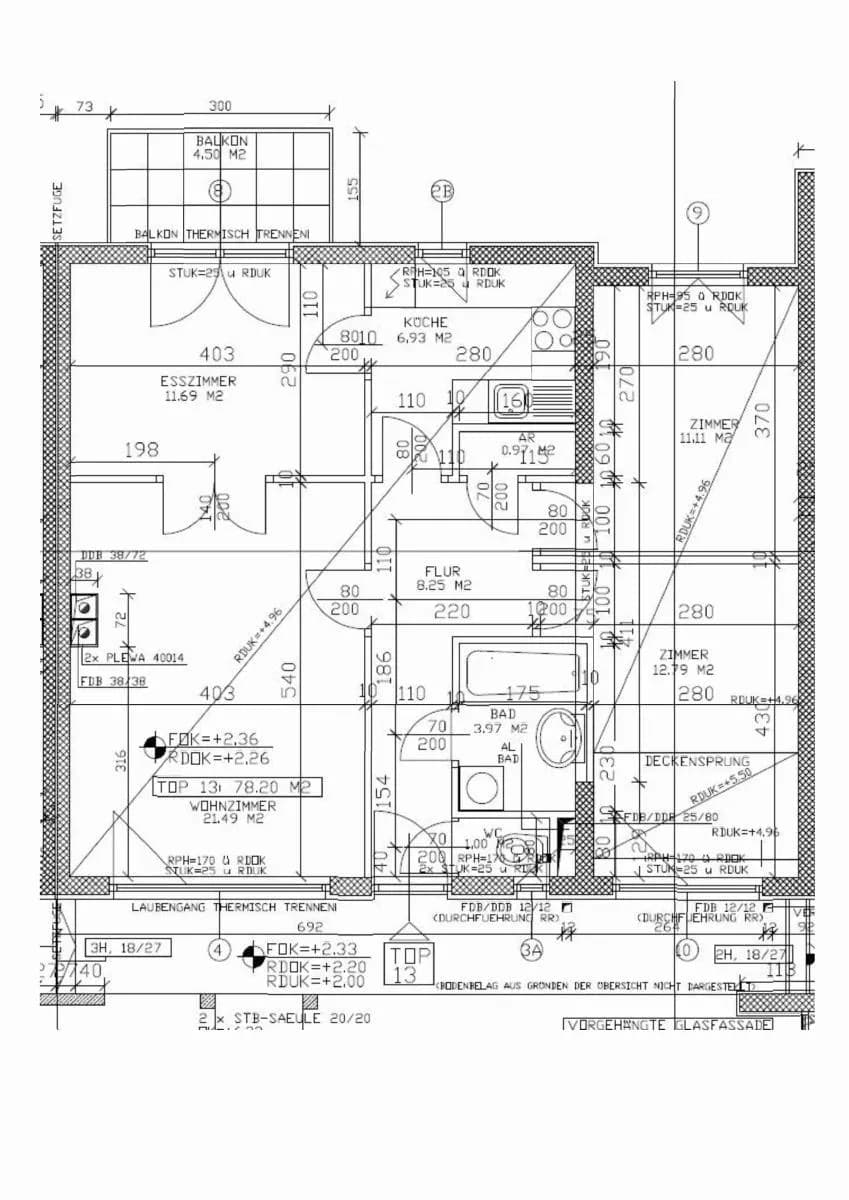 4-Zimmer-Wohnung mieten in Baden – 78,2 m², € 820 – Bild 12 von 12