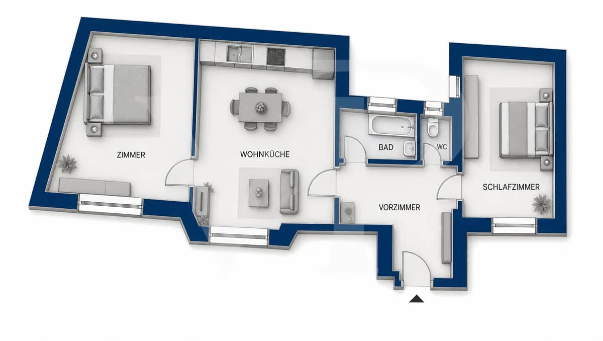 3-Zimmer-Wohnung kaufen in Wien – 66,82 m², € 349.000 – Bild 7 von 22