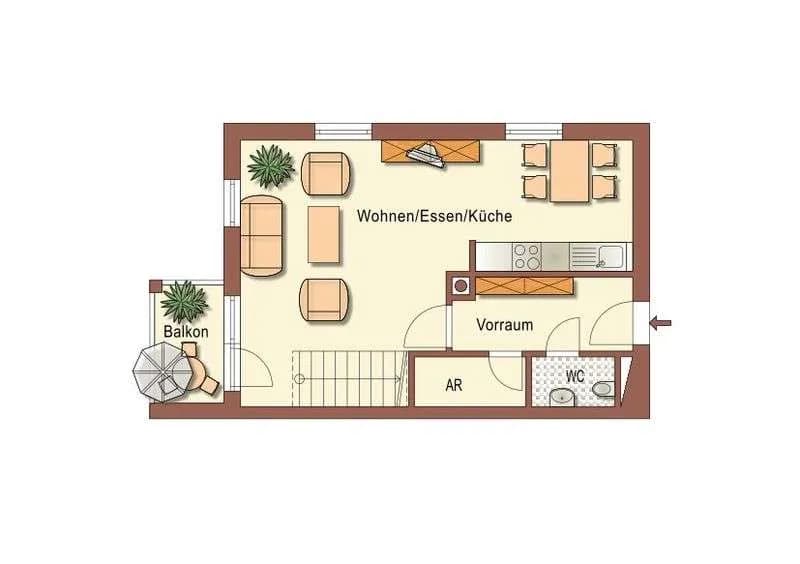 3-Zimmer-Wohnung mieten in Murtal – 80,28 m², € 731 – Bild 3 von 4