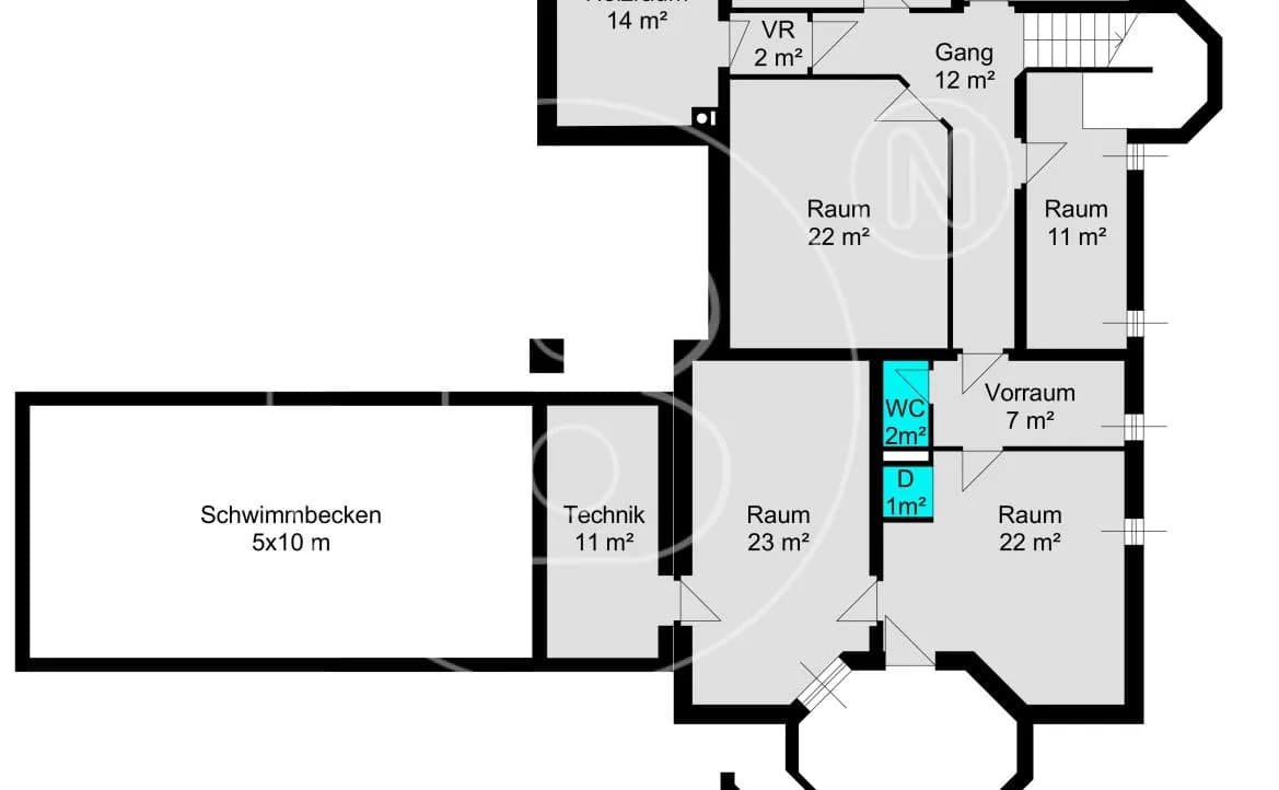 5-Zimmer-Haus kaufen in Baden – 240 m², € 1.999.000 – Bild 36 von 36