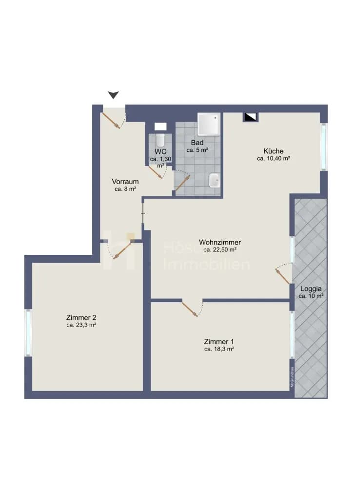 3-Zimmer-Wohnung kaufen in Wien – 99 m², € 375.000 – Bild 15 von 15