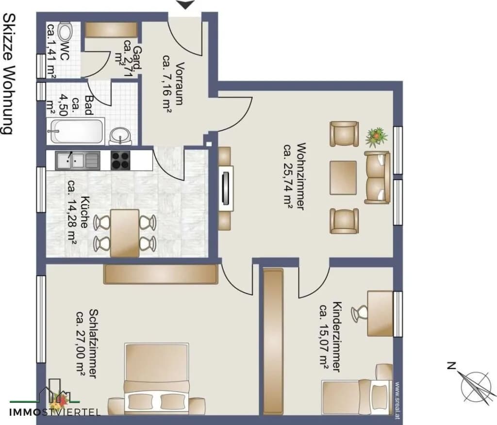 Wohnung kaufen in Melk – 98 m², € 165.000 – Bild 11 von 11