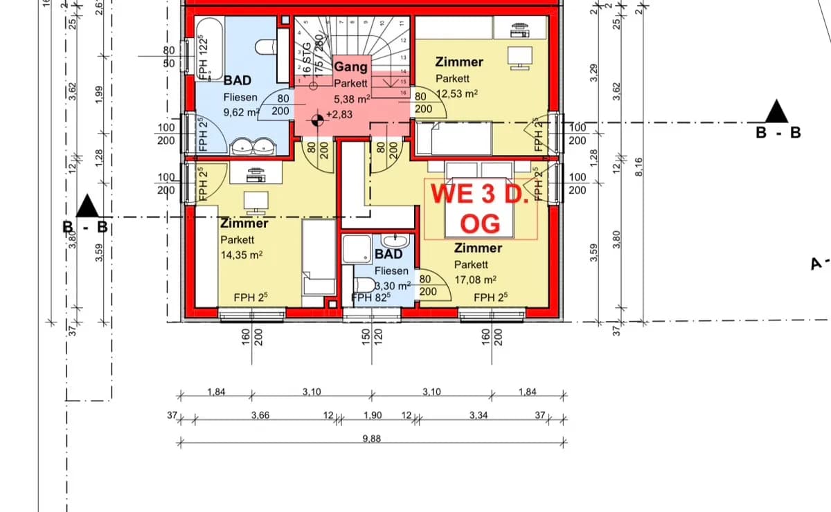 4-Zimmer-Haus mieten in Gänserndorf – 180 m², € 1.800 – Bild 4 von 8