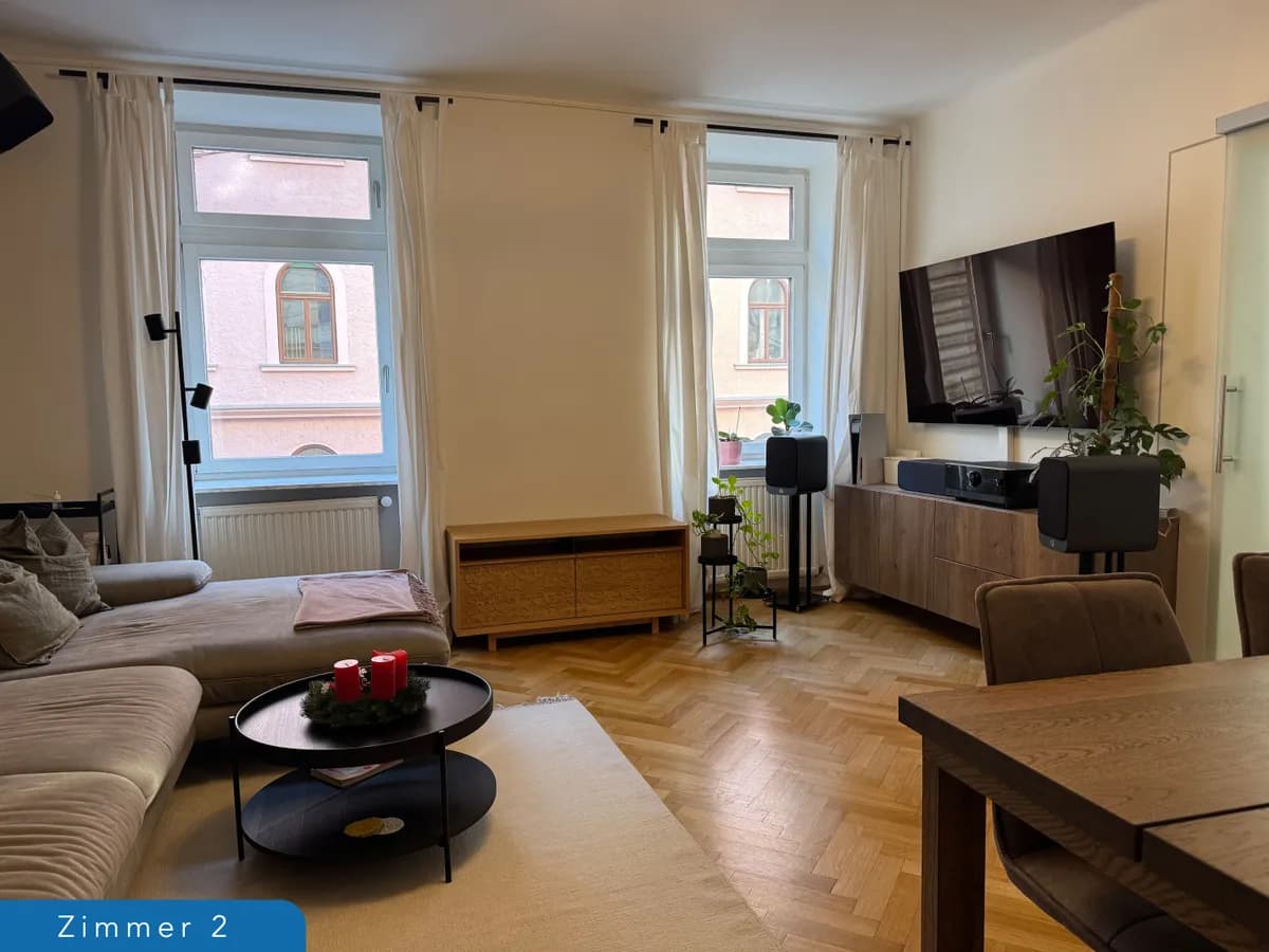 3-Zimmer-Wohnung mieten in Graz – 80 m², € 1.076