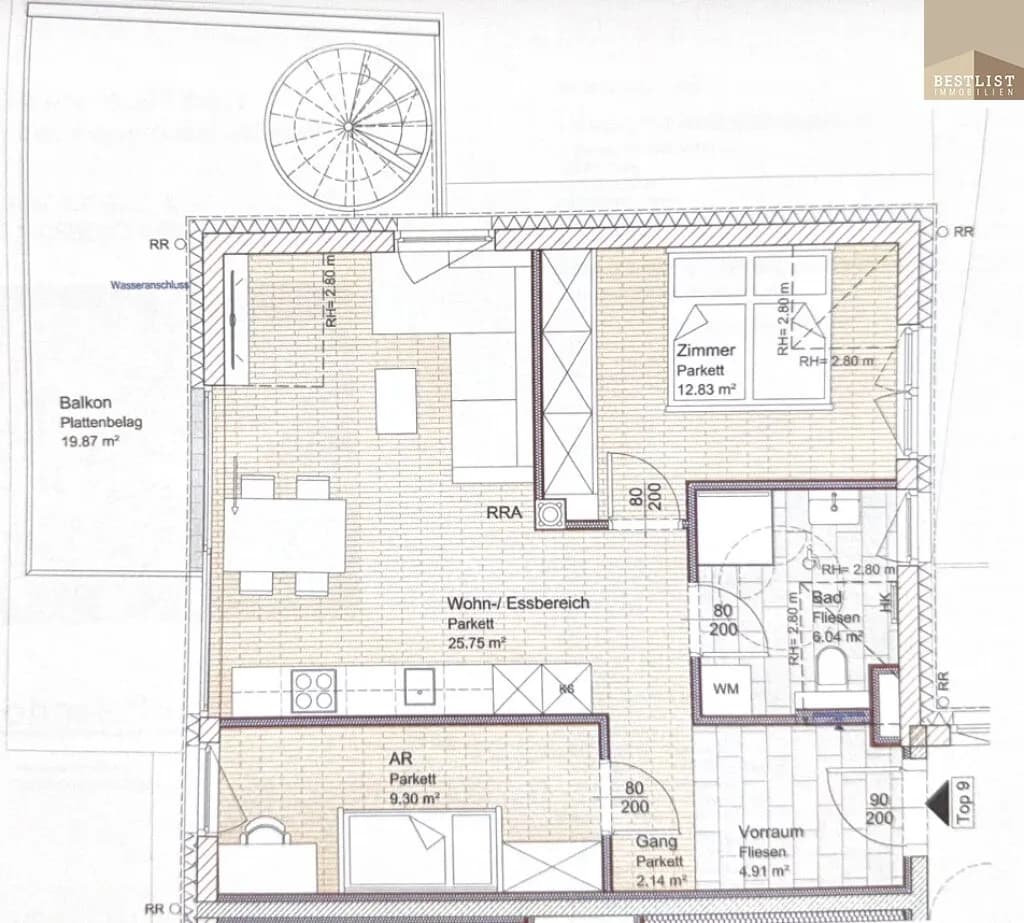 2-Zimmer-Wohnung kaufen in Mödling – 60,75 m², € 499.000 – Bild 26 von 27