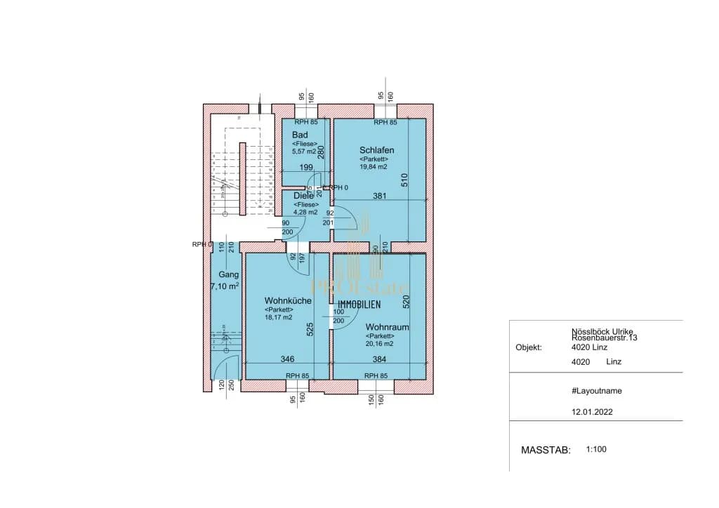 2-Zimmer-Wohnung kaufen in Linz – 68,33 m², € 241.500 – Bild 11 von 11