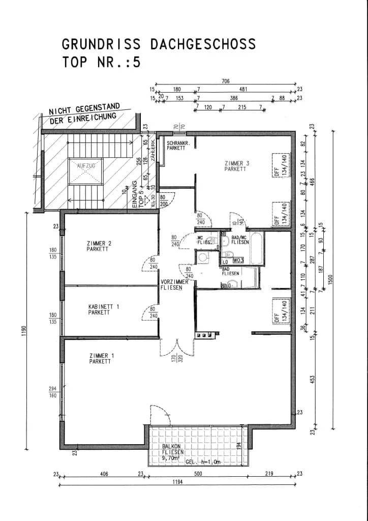 4-Zimmer-Wohnung mieten in Wien – 143,2 m², € 3.496 – Bild 22 von 22