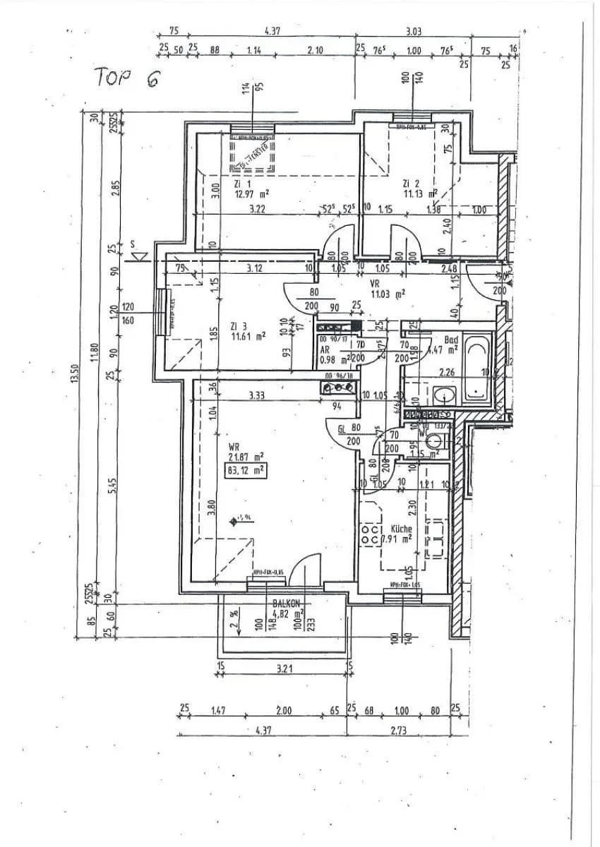 4-Zimmer-Wohnung mieten in Hollabrunn – 83,12 m², € 898 – Bild 6 von 6