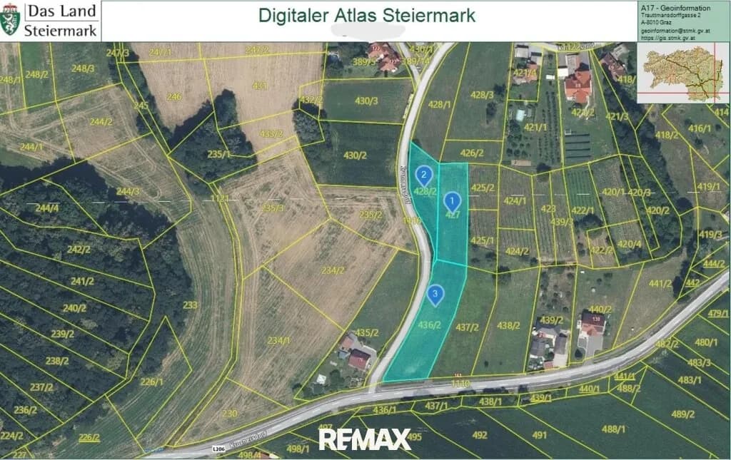 Grundstück kaufen in Südoststeiermark – 3 373 m², € 47.000