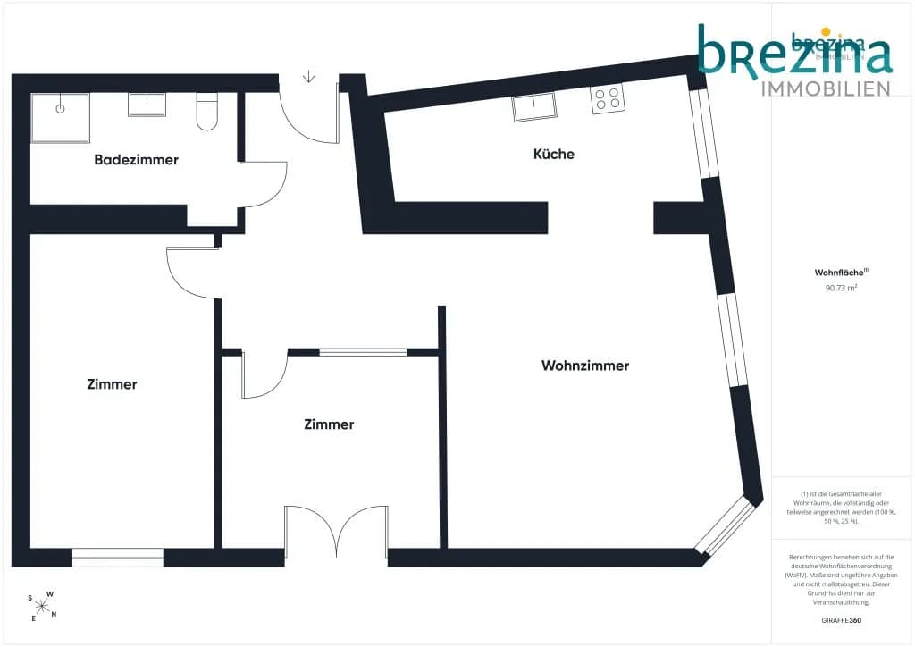 3-Zimmer-Wohnung mieten in Wien – 90,73 m², € 1.490 – Bild 20 von 20
