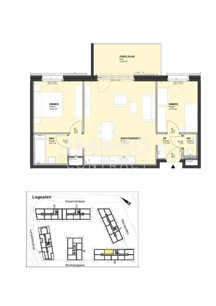 3-Zimmer-Wohnung mieten in Wien – 65 m², € 1.349 – Bild 28 von 28