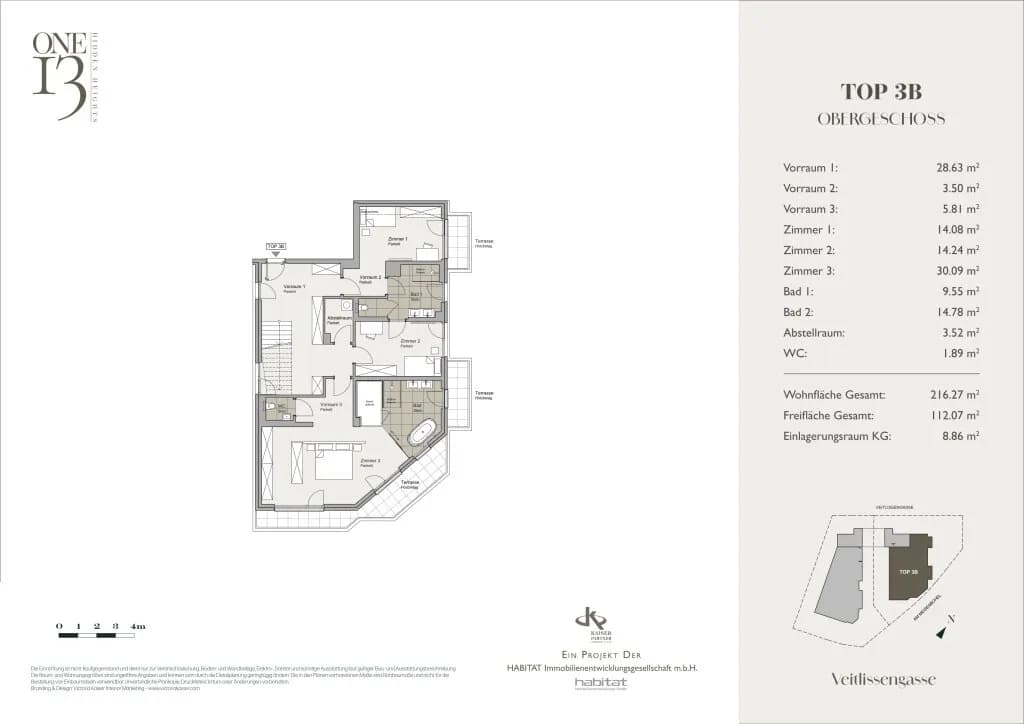 4-Zimmer-Wohnung kaufen in Wien – 216 m², € 2.790.000 – Bild 8 von 10
