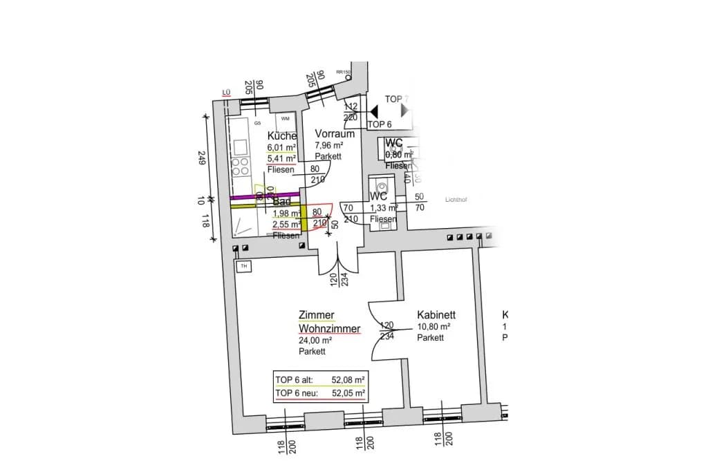 2-Zimmer-Wohnung kaufen in Wien – 52 m², € 295.000 – Bild 8 von 10