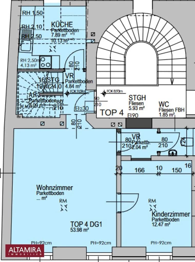 3-Zimmer-Wohnung mieten in Baden – 113,21 m², € 1.850 – Bild 18 von 19