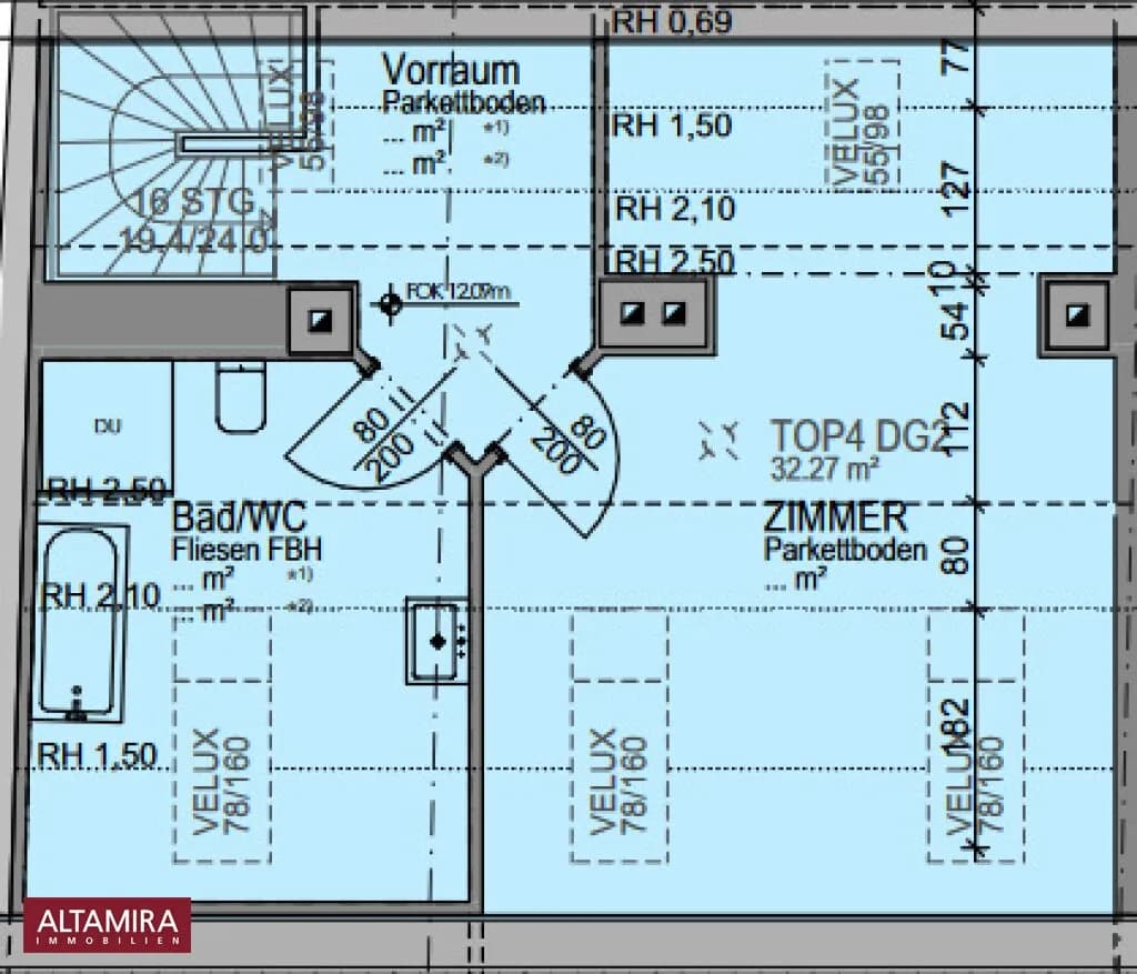 3-Zimmer-Wohnung mieten in Baden – 113,21 m², € 1.850 – Bild 19 von 19