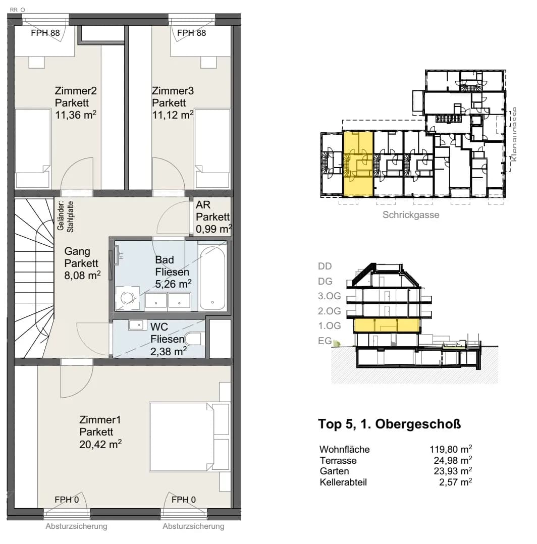4-Zimmer-Wohnung kaufen in Wien – 119,8 m², € 783.900 – Bild 16 von 21