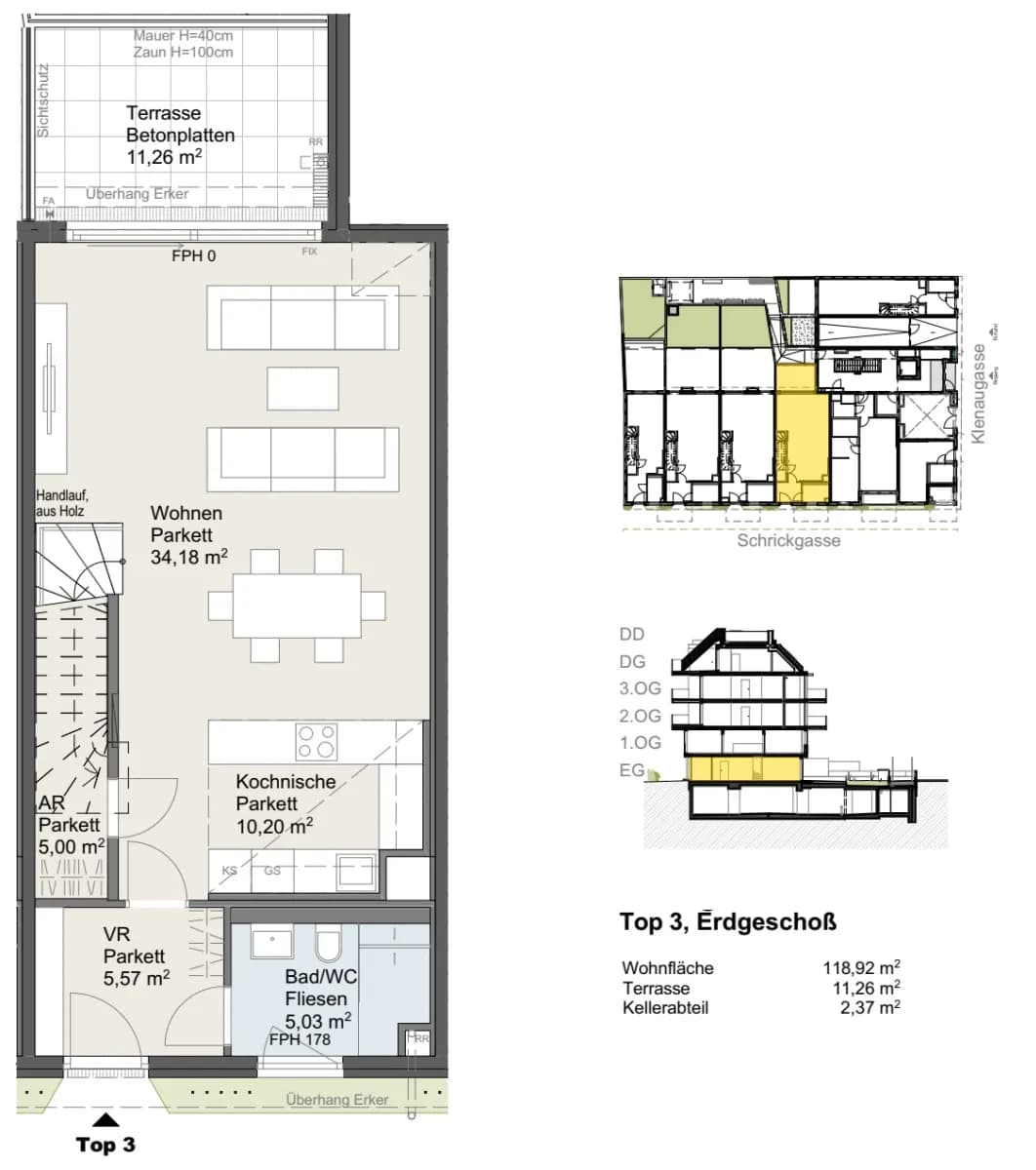 4-Zimmer-Wohnung kaufen in Wien – 118,92 m², € 731.500 – Bild 23 von 29
