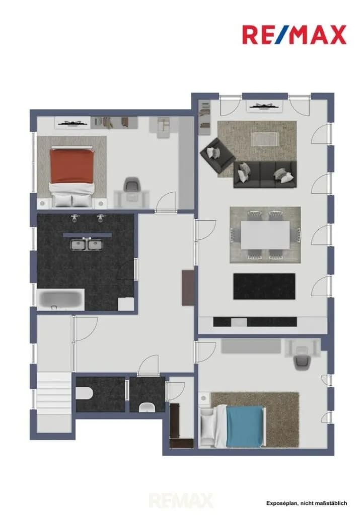 2-Zimmer-Wohnung mieten in Amstetten – 114 m², € 1.070 – Bild 7 von 7