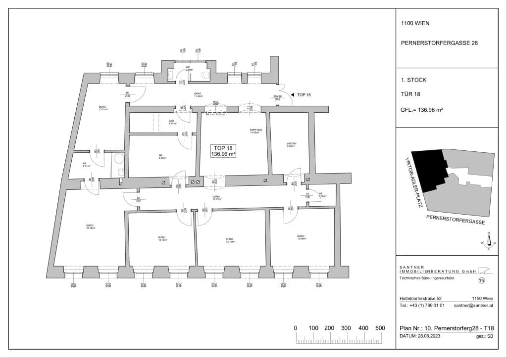6-Zimmer-Gewerbeimmobilie mieten in Wien – 137 m² – Bild 19 von 19