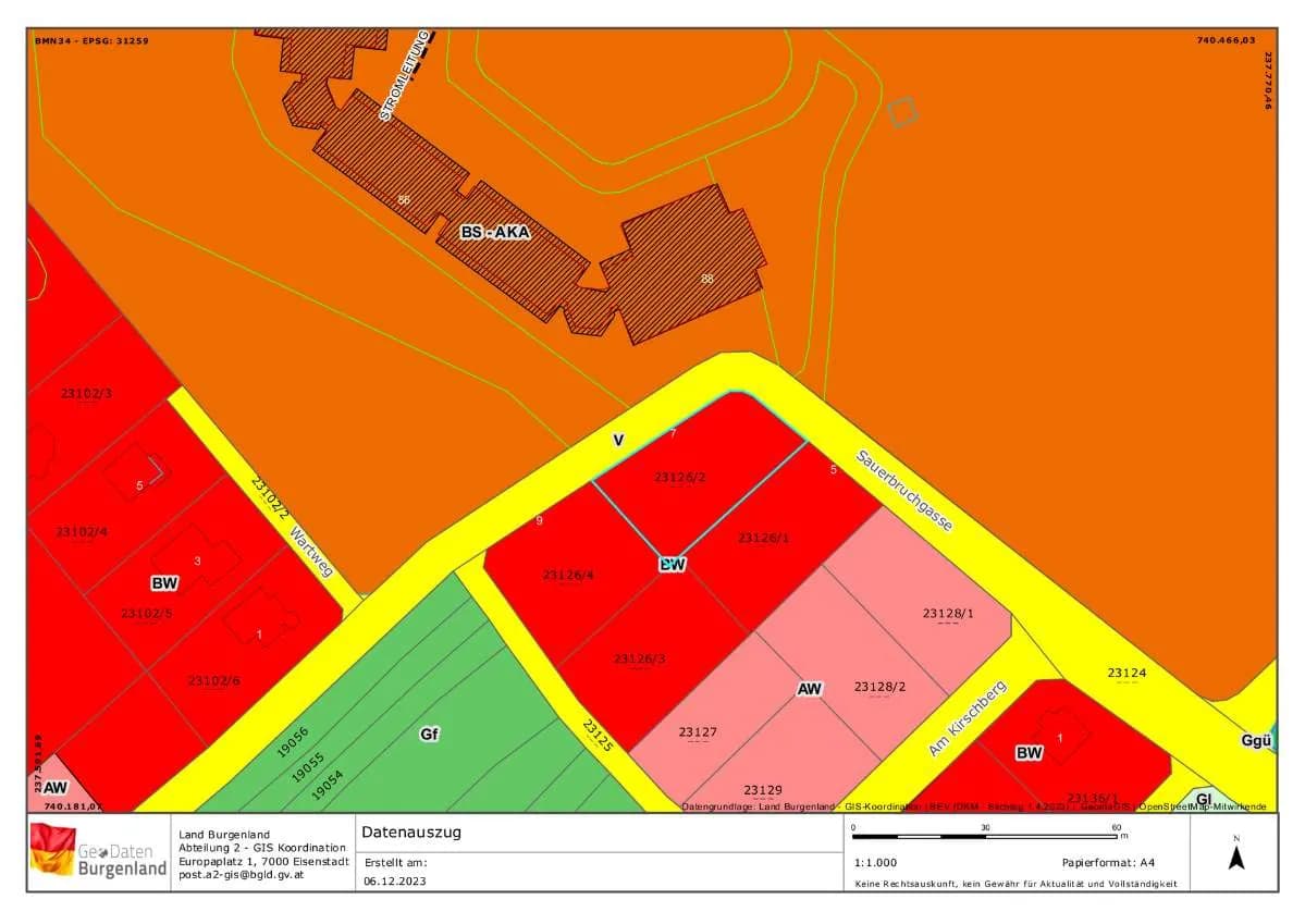 Grundstück kaufen in Oberwart – 947 m², € 90.000 – Bild 5 von 6