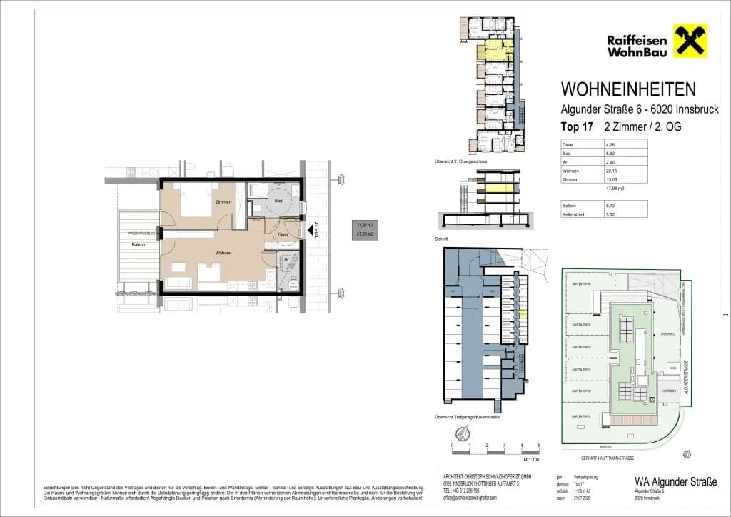 2-Zimmer-Wohnung kaufen in Innsbruck – 47,98 m², € 524.200 – Bild 5 von 5