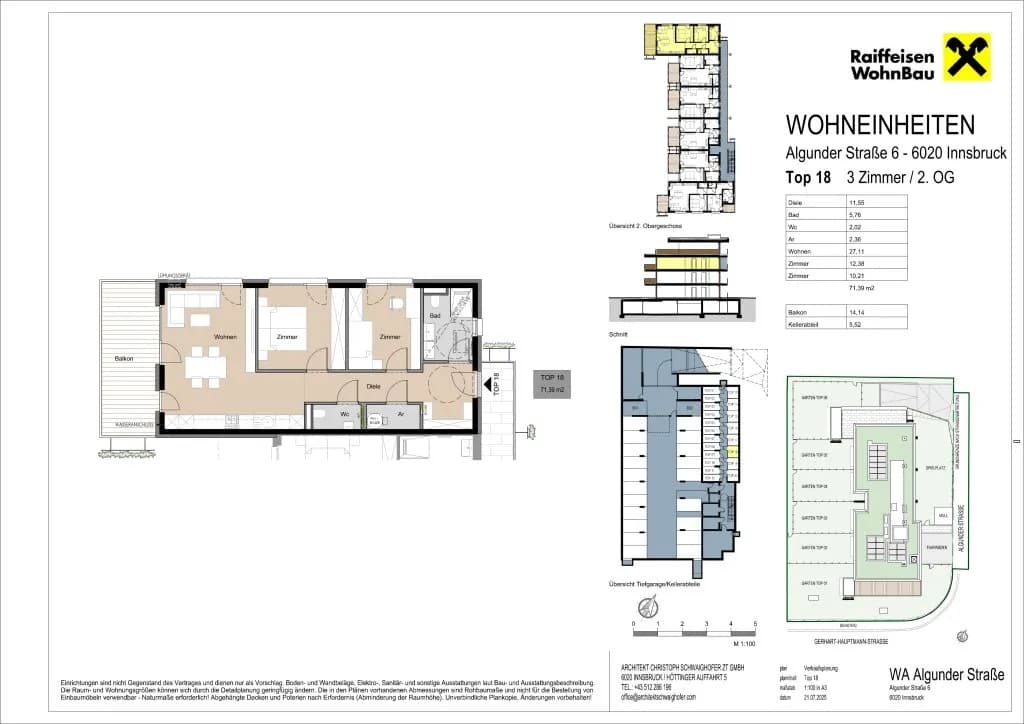 3-Zimmer-Wohnung kaufen in Innsbruck – 71,39 m², € 748.400 – Bild 5 von 5