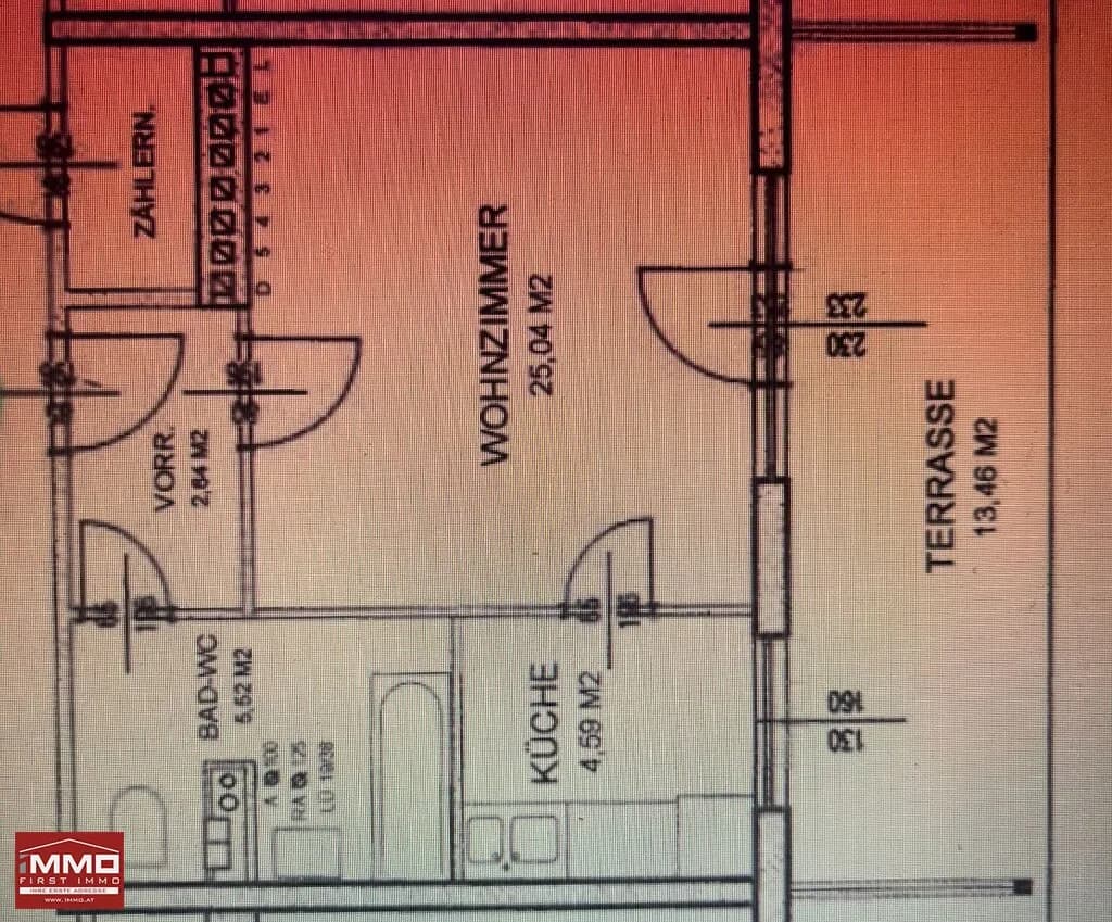 1-Zimmer-Wohnung mieten in Baden – 37,8 m², € 611 – Bild 7 von 7